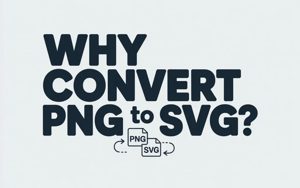 Why Convert PNG to SVG? PNG to SVG